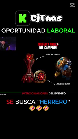 Zeinternacional - Se Busca Herrero 🤣 #zeinternacional #dota2 #dota
