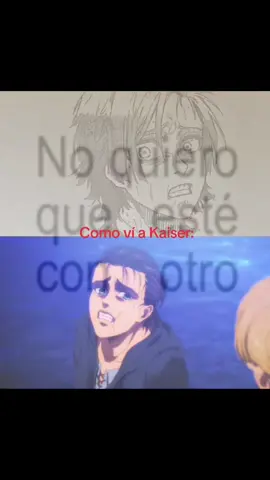 Dió vibras de Eren con esa expresión 😭💔. #kaiser #bluelock301 #parati #kaisermichael #bllkspoilers #bllk301 #bluelockmanga #ponloenparati #ness #kaiserxness #fyp #isagi #bluelock #textorojo #snk #erenjaeger #shingekinokyojin 