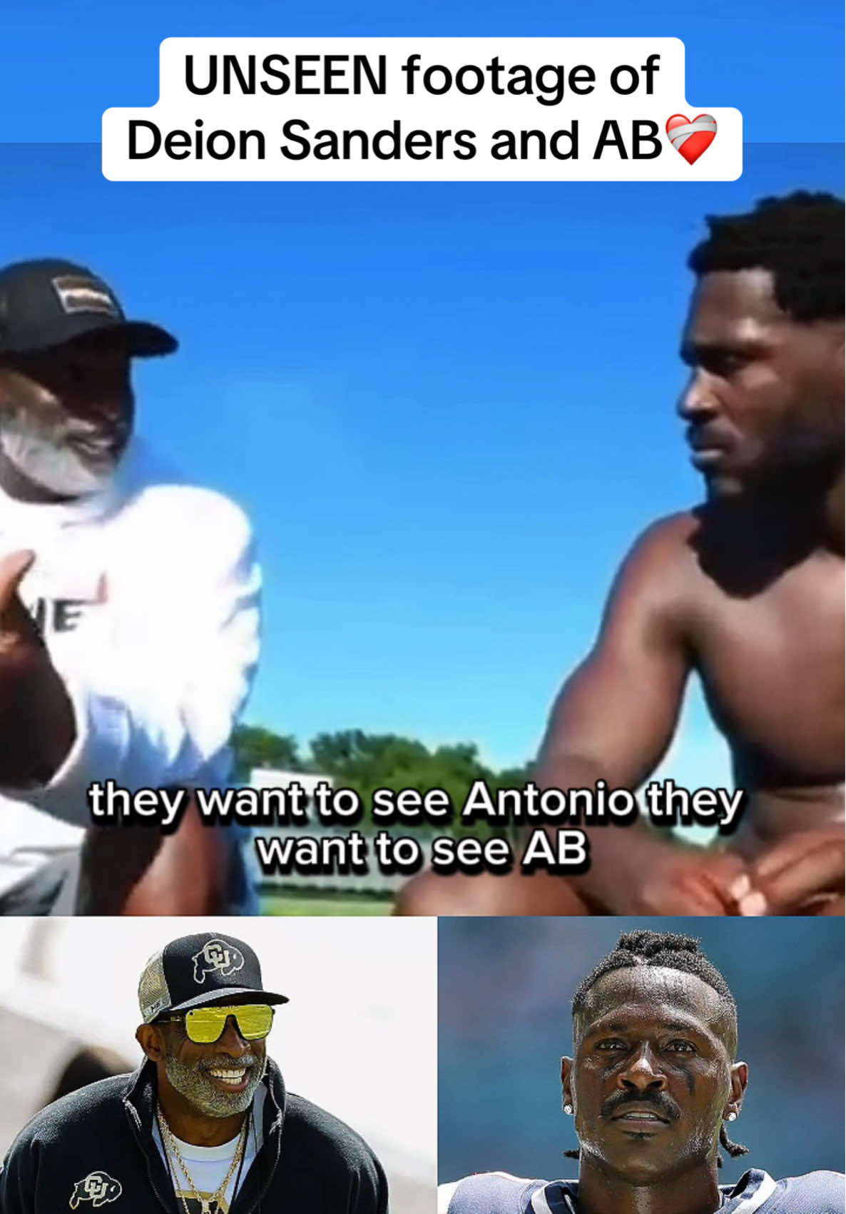 Deion was there for him before the beef #antoniobrown #deionsanders #fyp #viral #nfl #clips #ctespn #ab
