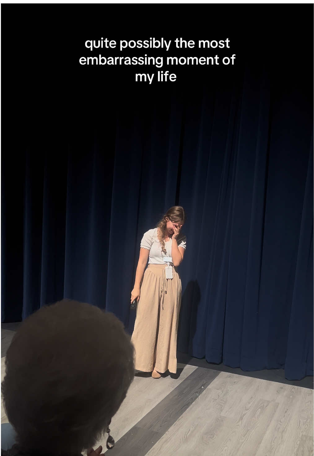 just your average Little Mermaid JR pre show announcement #embarrassing #theatre #fyp #funny #theatrekid 