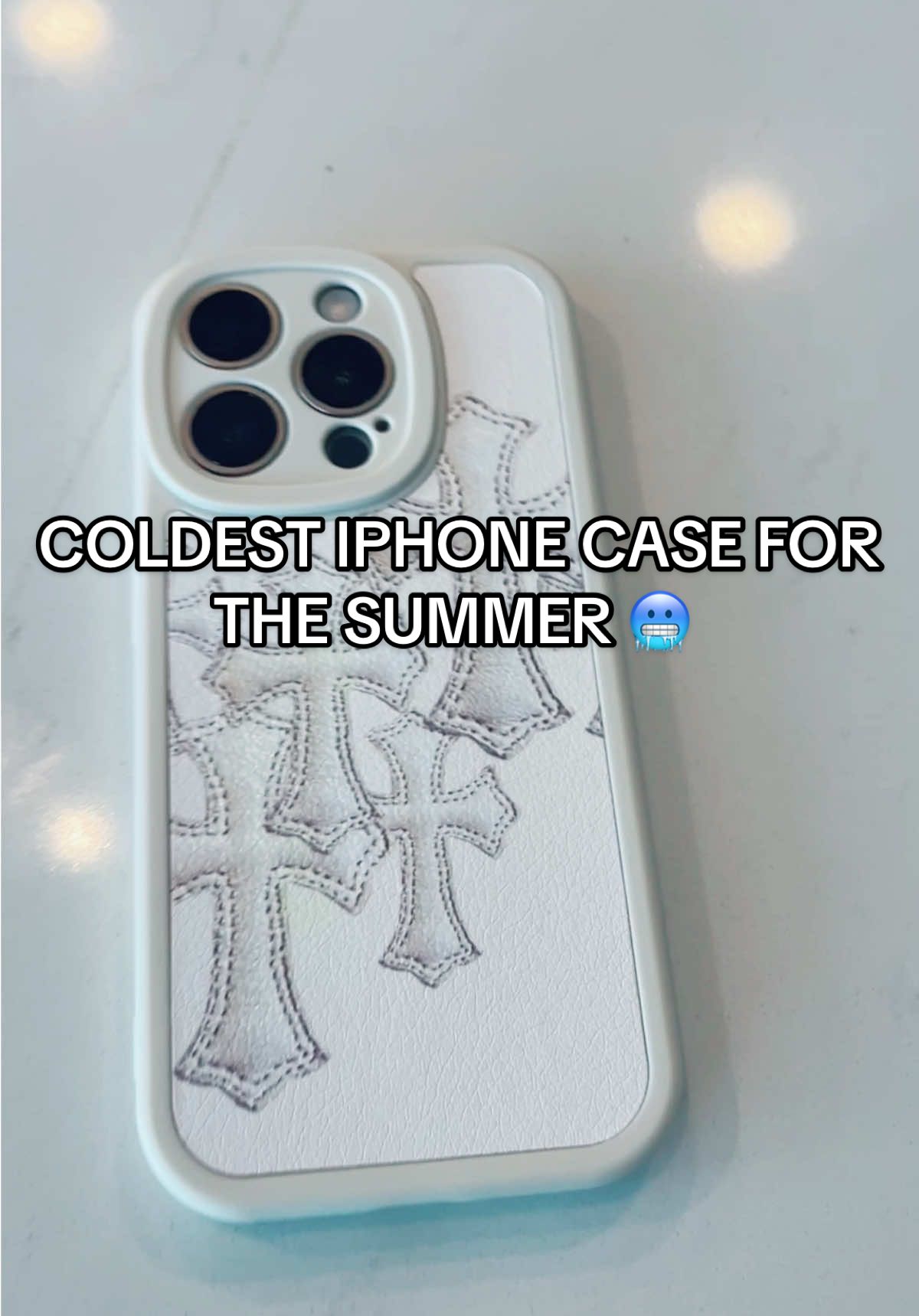 Coldest iPhone case all summer 2025 🥶 Get yours before they sold out again! #iphonecase #tiktokshopfinds #cross 