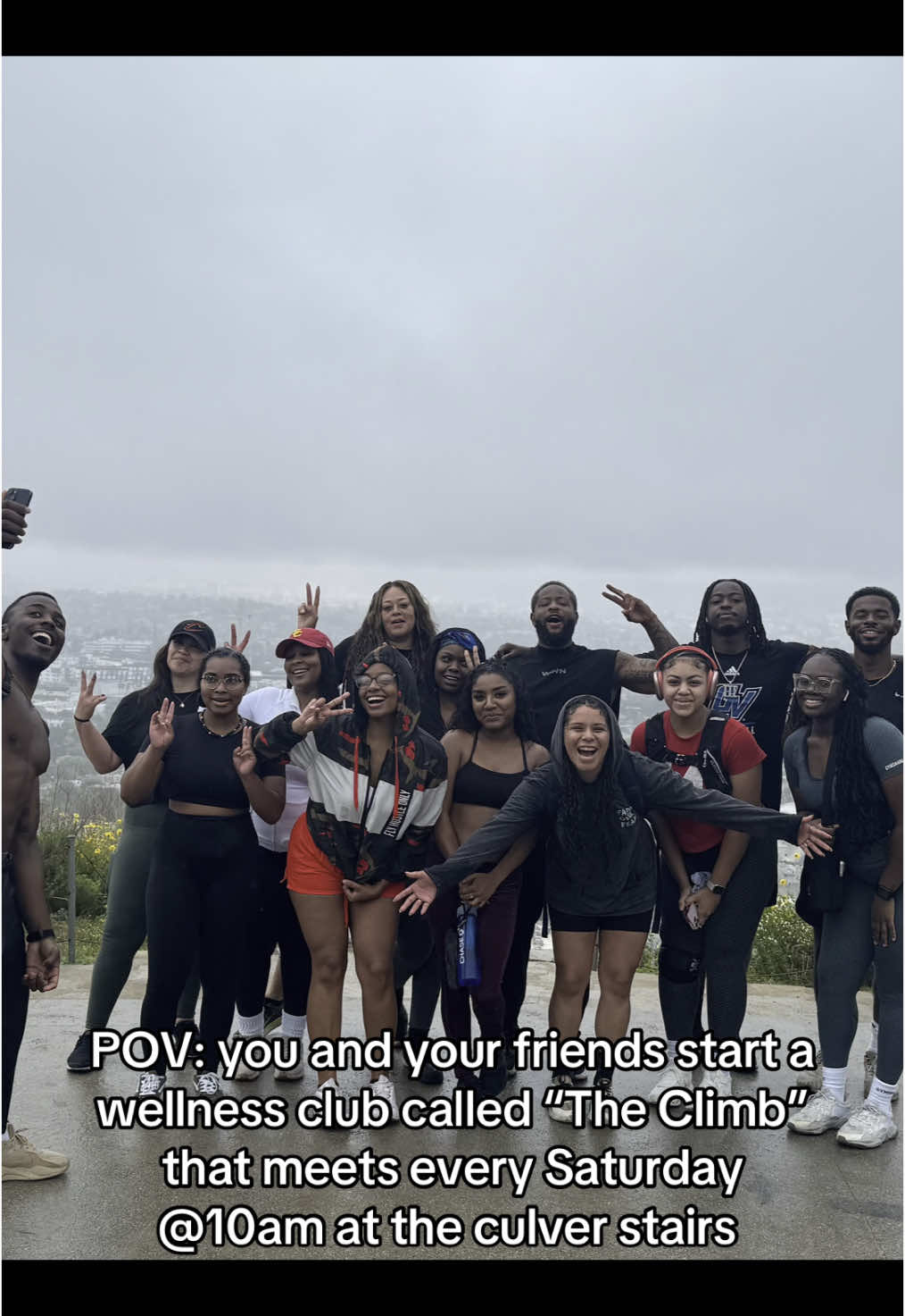 Meet us at the top every Saturday #fyp #wellness #community @Big🔱in @💛 @boog 