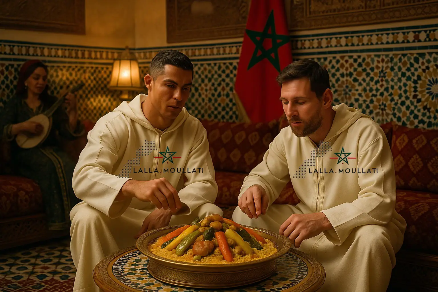 الكورة تفرقنا والمغرب يجمعنا 😍 رونالدو وميسي مجموعين على كسكس مغربي والدقة المراكشية 😂😍 #الشعب_الصيني_ماله_حل😂😂  #رونالدو #ميسي  #ronaldo #messi  #fyp  ‎#اكسبلور #إكسبلور #اكسبلورexplore   ‎ #اكسبلورexplore #اكسبلور  #المغرب #المغرب🇲🇦تونس🇹🇳الجزائر🇩🇿 ##الجزائر #تونس #العرب #maroc #morocco #marocaine🇲🇦 #🇲🇦 #🇲🇦🇩🇿🇹🇳 