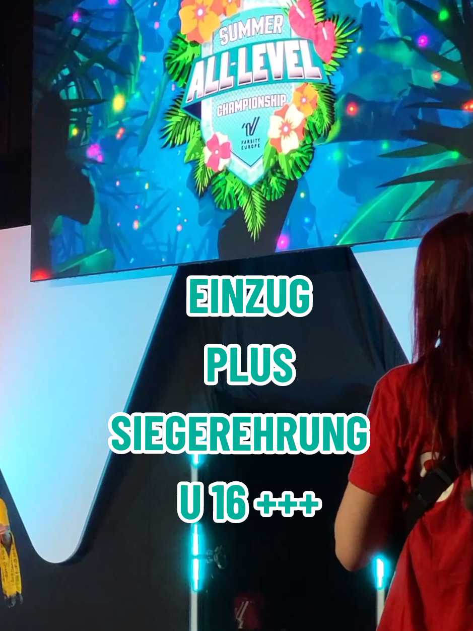 #SummerAllLevelChampionship #SALC2025  #varsity #chemnitz #varsityeurope #Siegerehrung #einzug #cheerleading  #U16  Gruss an ALLE Teams, ihr seid ALLE phänomenal 💯💥