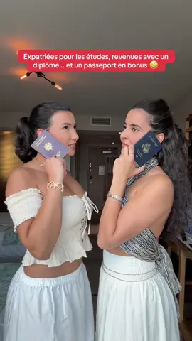 Quand on a quitté l’Algérie après le bac, moi pour la France, @its_anaismhd pour les États-Unis on savait qu’on reviendrait avec un diplôme en poche. Ce qu’on ne savait pas, c’est que le passeport serait la cerise sur le gâteau : une reconnaissance de toutes ces années de travail et de construction d’une nouvelle vie dans un pays totalement étranger donc si vous choisissez de partir pour vos études sachez que là où vous irez, vous réussirez. Bon courage mes Besties 🩷