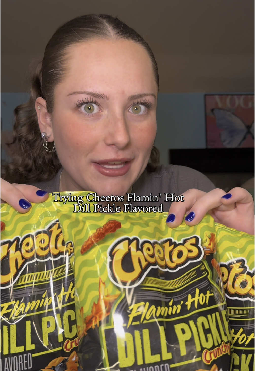 #ad Dill pickle and Cheetos® Flamin’ Hot® might be my new favorite combo! Grab a Cheetos® Flamin’ Hot® Dill Pickle bundle to try and let me know what you think @Chester Cheetah #cheetos 