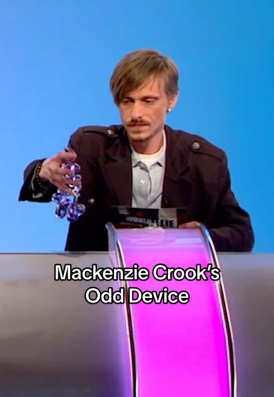Has anyone ever seen one of these before? 😂 #mackenziecrook #WeGotU #wouldilietoyou #davidmitchell #leemack #comedy #funny #panelshow #theoffice #orchidometer
