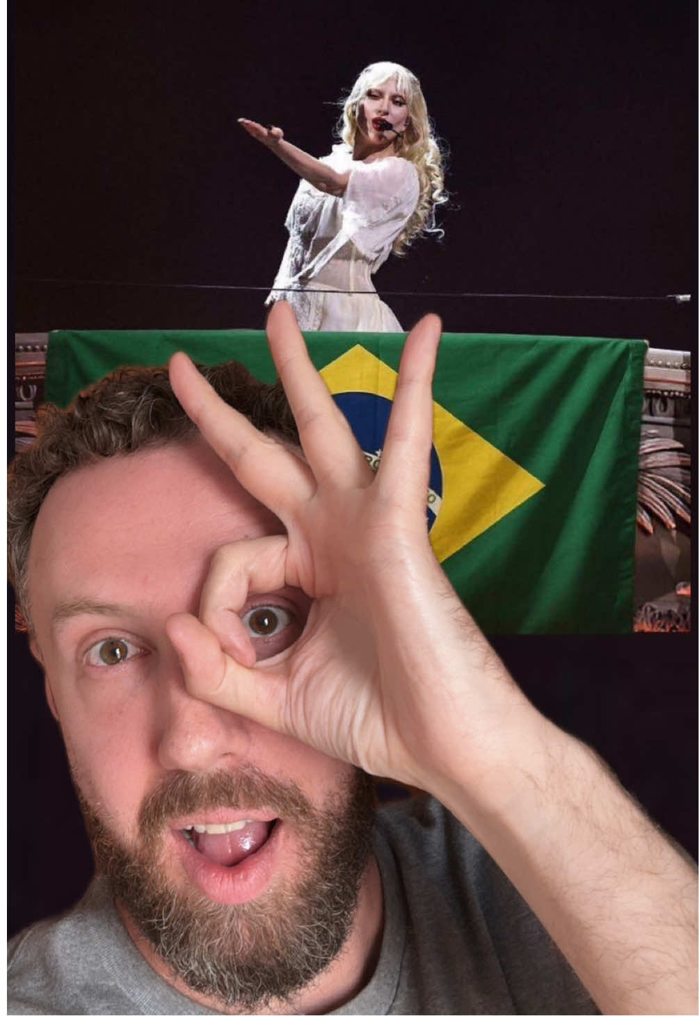 C4g4r4m na grade da Lady Gaga. #Copacabana #Gagacabana #LadyGaga 