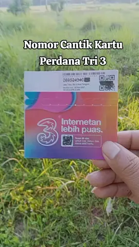 kartu perdana tri 3 tersedia berbagai pilihan nomor cantik. ocay #kartuperdana3 #nomorcantikim3 #cuantanpabatas✅ #fatashop 