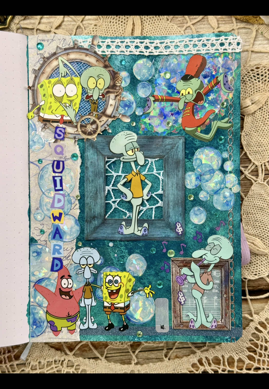 ASMR journal Squidward🦑🎨🎺🌊🔱🫧 Notes stickers, frames and more from @Obujo 💕✨ Link 🔗 https://obujo.com/?ref=lmavokkn Product name and code: Beko Photo Frame Stickers Pack BKTZ930 ; Sheets Letter and Quote PET Stickers YZDY ; Pcs Lifestyle Journal Stickers MCRA ; 10 Pcs Bubble PET Stickers PPTXJ✨ Use code ToriJournal to get 10% off 🎁 Steering wheel frame from @journalsay 🔮✨ Link 🔗 https://www.journalsay.com/?ref=isuqwxzp Product code: Reminiscing about The Past Series Vintage Hollow Border Landscaping Sticker  Color: TZ-YXJN-04 ✨ Use code TORIJOURNAL8 -8% off 😊🎁 Chains stickers from @Stamprints 🖌️♥️ Link 🔗 https://stamprints.com/collections/scrapbooking?rs_ref=P79Dq0OP Product code: P0836-00003✨ Use code TORIJOURNAL to get -15% off 🎁😊 Other products from @estarcase 🦋✨ Link 🔗 https://estarcase.com/?ref=ToriJournal 🌷 ‼️ Products names and codes: Tweezers NOV-1215-Silver- 1 Pcs Straight Tip; Vintage Scissor NOV-404-Bronze 3 pcs; Acrylic Diamond NOV-560 ; Gentle Words Paper NOV-1494 ; Special Mixed Material Pack NOV-513-B ; Vintage Dial Border Paper NOV-349-1 ; Organizer Paper Bag NOV-832-3 ; Brilliant Stickers NOV-1690-E ; Extremely Fine Tape NOV-1524-D✨ Use code ToriJournal12 get 12%off 🎁💕 Also you can find other shops and discounts codes in the link in my profile bio ✨🫶🏻 #journaling #journalcommunity #journalspread #journalpage #BulletJournal #journaladdict #journalideas #journallove #journalart #journalprompt #journalism #journalist #aestheticjournal #vintagejournal #fyp #asmrjournal #journalwithme #scrapbooking #creativephonecase #phonecasedesign #phonecaseideas #phonecasediy #phonecase #asmr #paper #washitape #sticker #creativejournal #bujocommunity