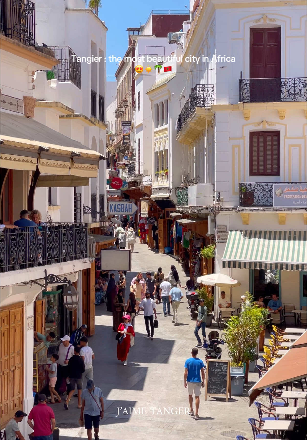 Tangier : the most beautiful city in Africa 😍☀️🇲🇦🌴