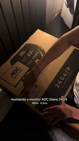 MONITOR AOC GAME 24G4 #gaming #game #monitor #comprasgamer #callofduty #180hz 