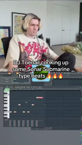 Xqc Cooking up some heat ngl 🔥🗑️🔥 #xqc #djtoenail #musica #musician #beats #trash 