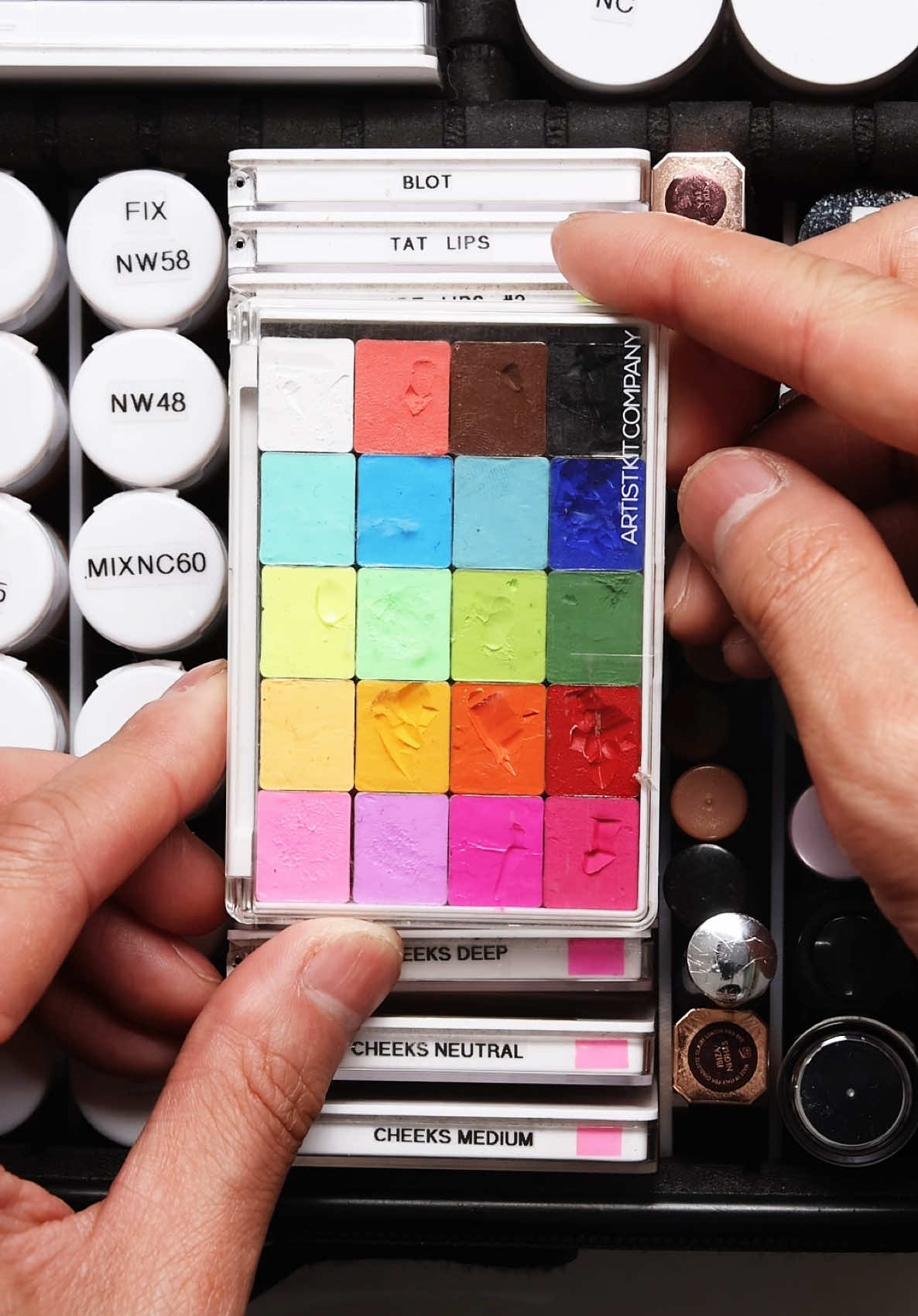 Makeup artists stuff.  #artistkitcompany #makeupartistkitessentials 