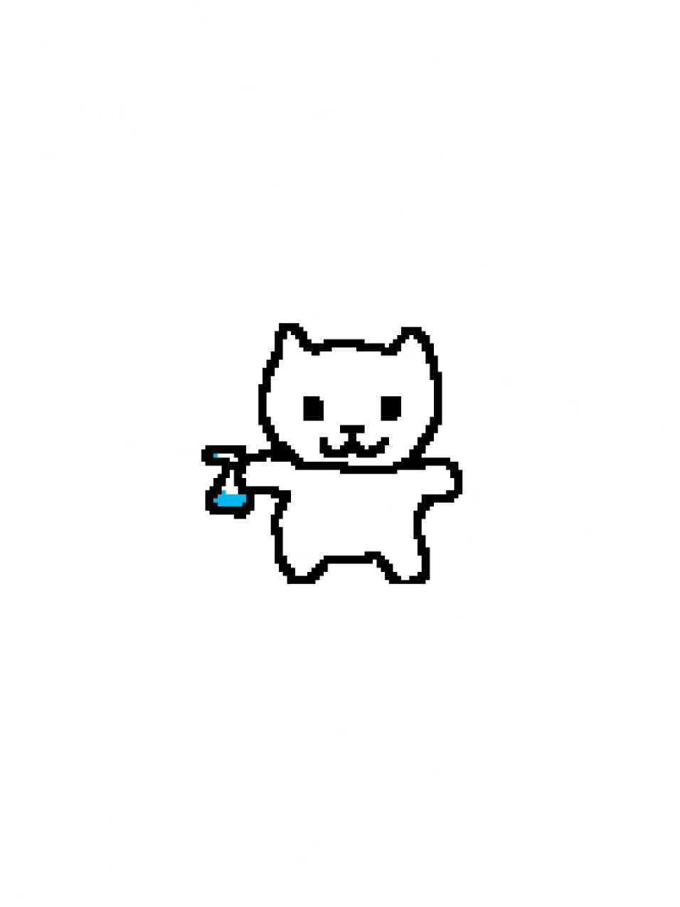 WAIT!! 🖐️  #cat #catmeme #kawaii #sillycat #animation #sillycat #fyp #catsoftiktok #おすすめ 
