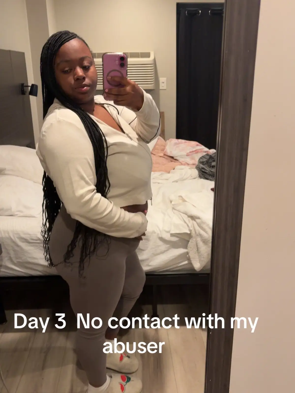 Taking 45 days to find myself again I can't believe I let a man kill my spirit 😔 all I need is prayers  💬 Message for others: leave before it's too late you are worth living #fyp #dvsurvivor 