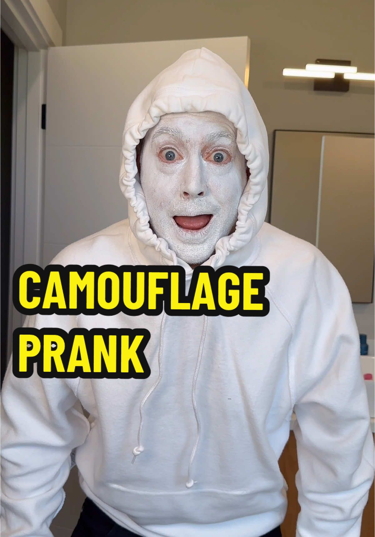 This camouflage prank worked perfectly. 