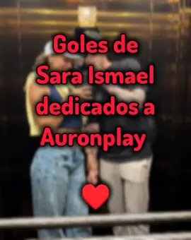Goles de Sara Ismael dedicados a Auron. Algunos se los dedicó enseñando el escafoide ✊ Otros dando un beso en la muñeca, donde tiene tatuada una 