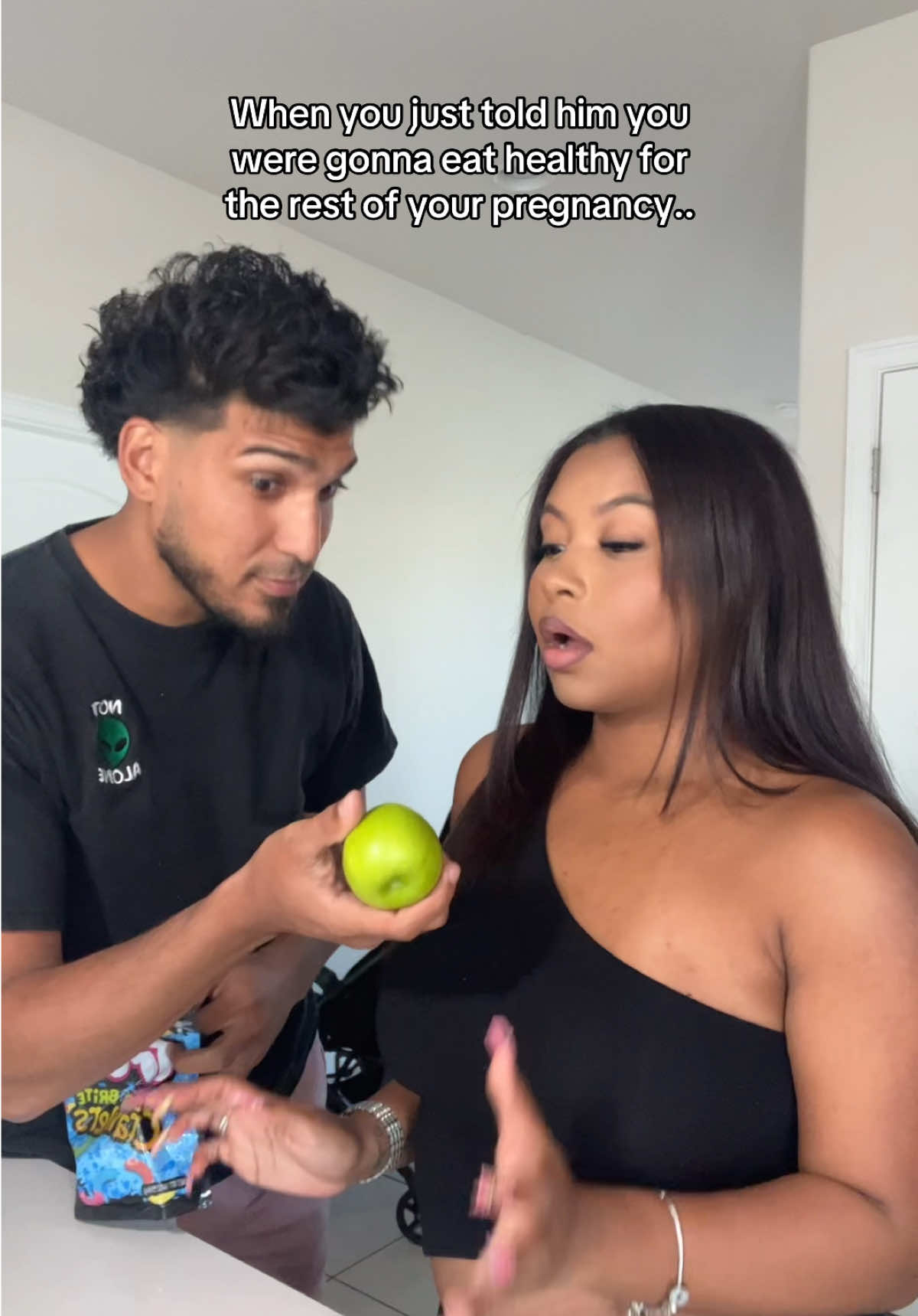 Wow thanks babe 🤣🥰 #pregnancy #pregnant #couples 