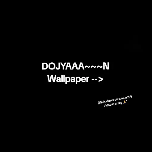 DOJYAA~~~N! Thank you so much for the 100k views on the tusk act 4 video. I didn't expect THAT wallpaper to get that much views. #jjba #jojos #jojo #johnny #gyro #diego #jojosbizarreadventure #sbr #steelballrun #d4c #funnyvalentine #dojyan #wallpaper #wallpapers #background 