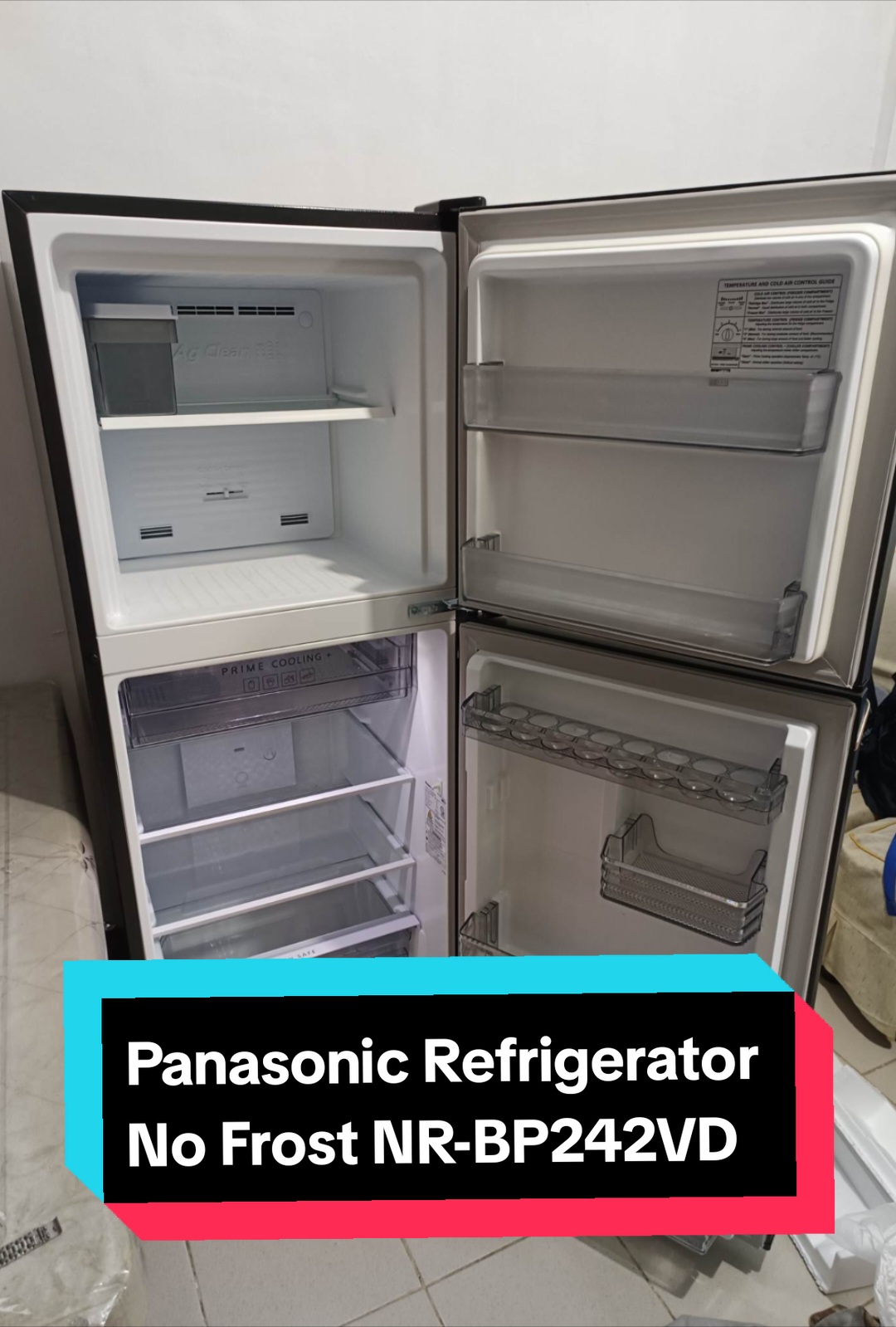 Best 2door ref from @panasonicph  #Panasonic #refrigerator #Inverter #EnergySaving #PrimeCooling #Matte Black #2door #aesthetic #NoFrost Frost #NoDefrostNeeded #NR -BP242VD #NR -BP272VD #tiktokaffiliate #affiliate #katmagwale #TeamMagwale #TheMagwales