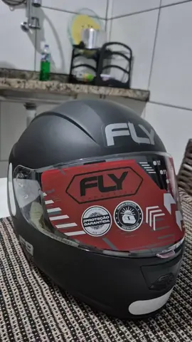 capacete novo  #fly #capacete #moto 