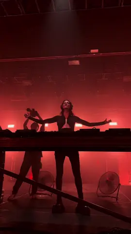 Best seat in the house 🙂‍↕️                                                               @Sara Landry at KnockDown Center 😵‍💫  #techno#plur#rave#saralandry#dance#hardtechno#fyp 