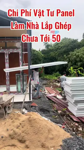 Chi Phí Vật Tư Panel Để Làm Nhà Lắp Ghép Panel Giá Tốt 😱😱 #nhalapghep #nhalapghepxuhuong #nhatienche #nhalapgheppanel #tiktok 