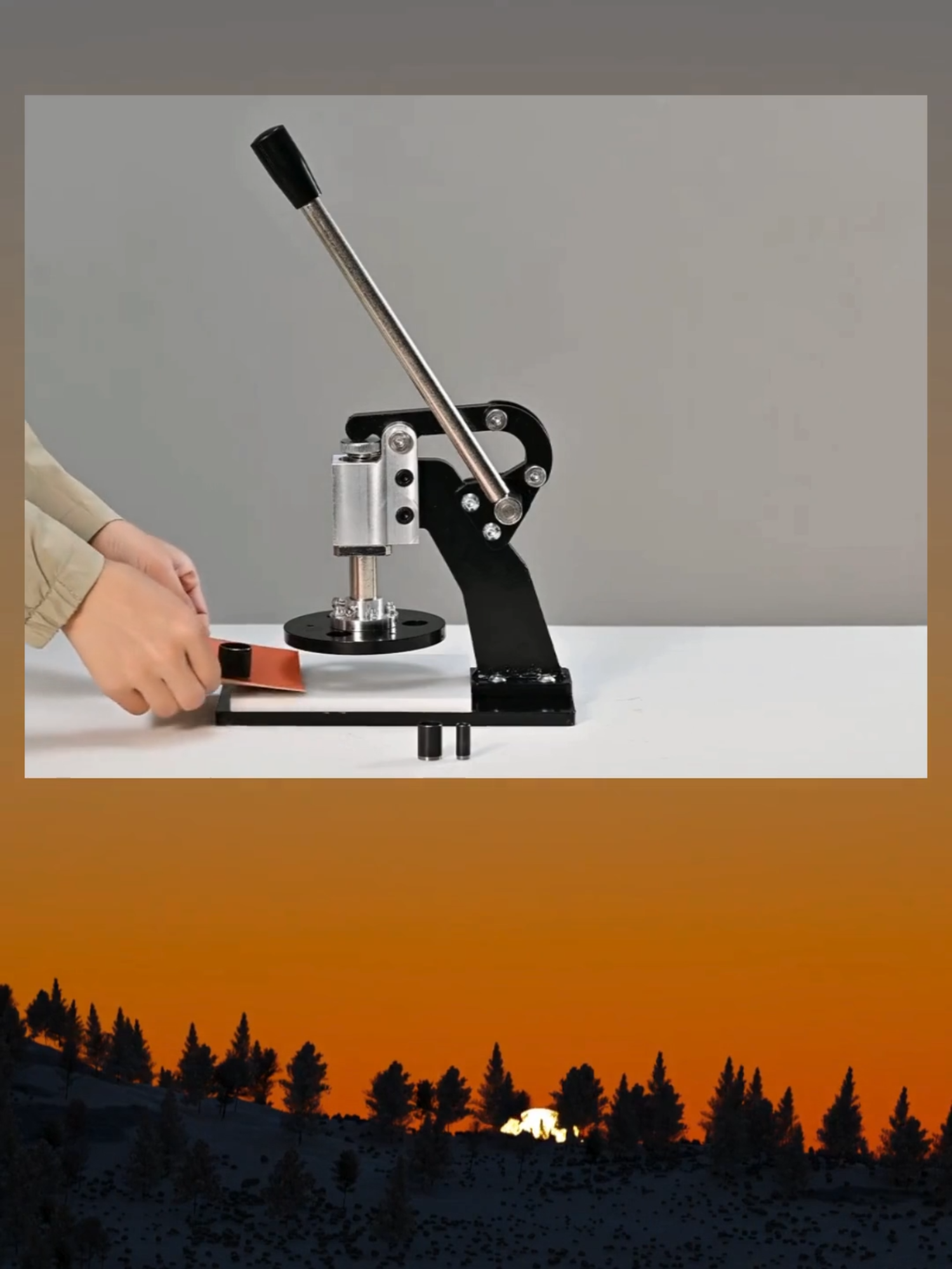 Manual Faux Leather Cutting Press Machine Say goodbye to rough cuts and hello to precision! ✂️ This Manual Faux Leather Cutting Press Machine is a game-changer for crafters and tailors. Small in size, HUGE in results! Follow us for more tools that work as hard as you do 💯 #CraftTok #LeatherworkTools #FabricPressPro #FYP#CraftingHacks #diyproject #ToolTok