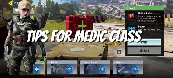 TIPS FOR MEDIC CLASS. Don’t forget to follow thank you! #codm #codmobile #tipsandtricks 