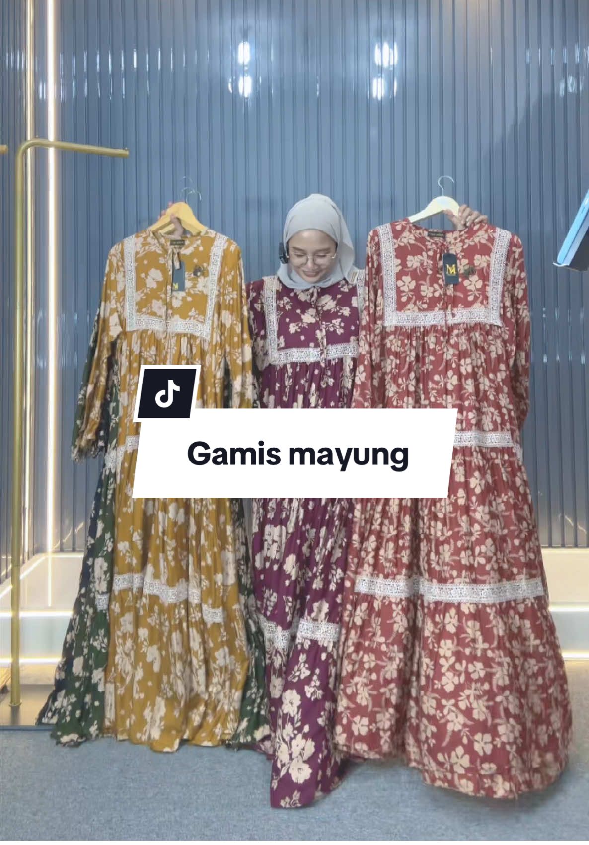 MasyaAllah marissa dress mayung by melisa syari.. 🌸 for order cek keranjang kuning/join live now !! 