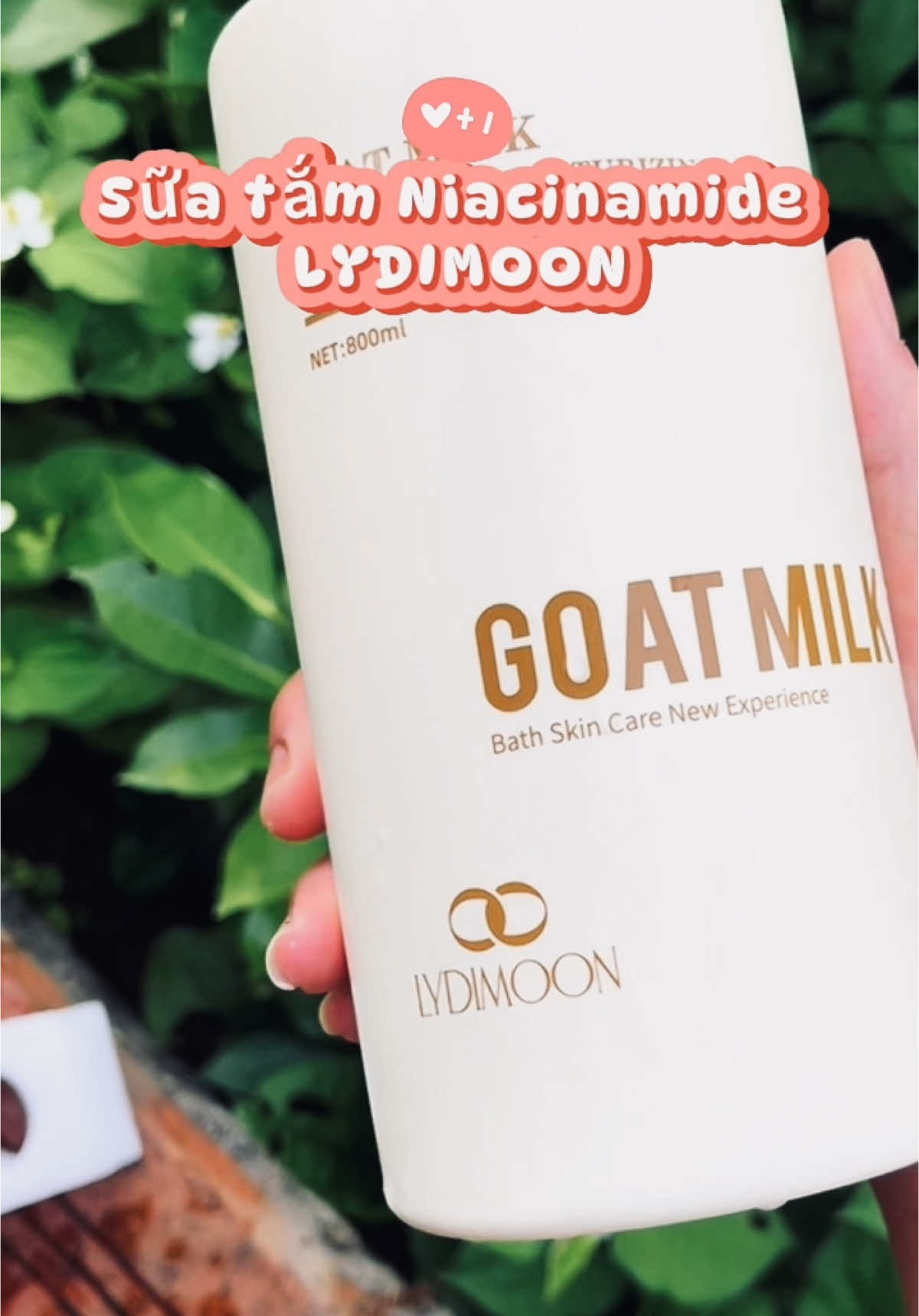 Sữa tắm trắng da Niacinamide LYDIMOON #suatamtrangda #goatmilk #suatamniacinamide #chamsocda #xuhuong 