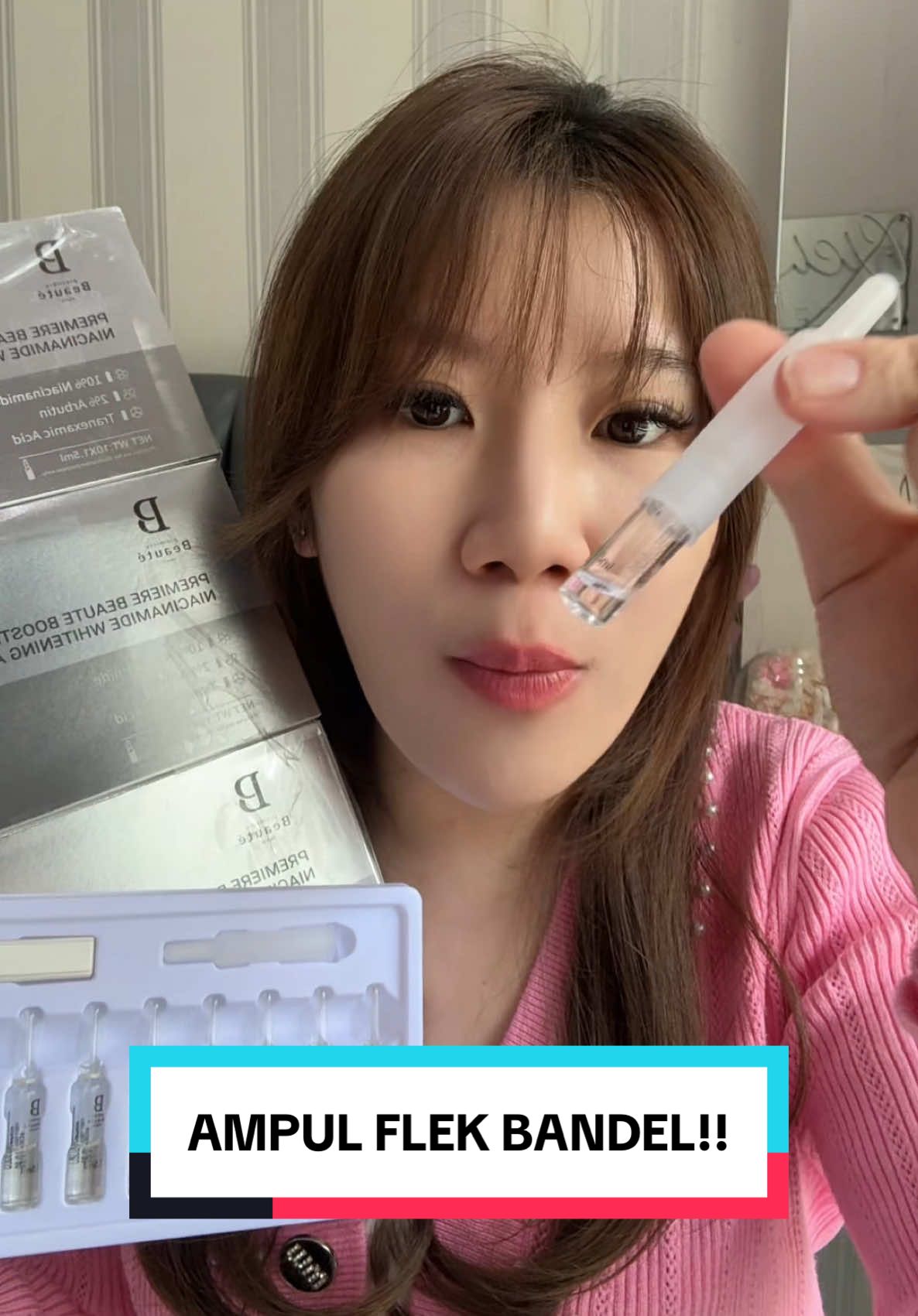 super gong apalagi yg kandungan uda upgrade! #tiktokviral #cicimantul #fyp #selvidjong #boosterglowing #ampouleserum #premierebeaute 