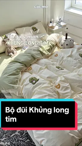 Bộ chăn ga đũi thêu len thêu len với tone xanh tươi mát nằm mùa hè thì còn gì bằng nữa chị em ơii 🥰🥰 #gocmo #decor #changa #phongngudep #trangtrinha #trangtriphongngu #cotton #muahe #bochangagoi #gagiuong 