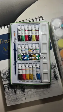 it’s never too late 💫 #acrylicpainting #acrylicpaint #paintset #thisisyoursign #arttok #painttok #deliph 