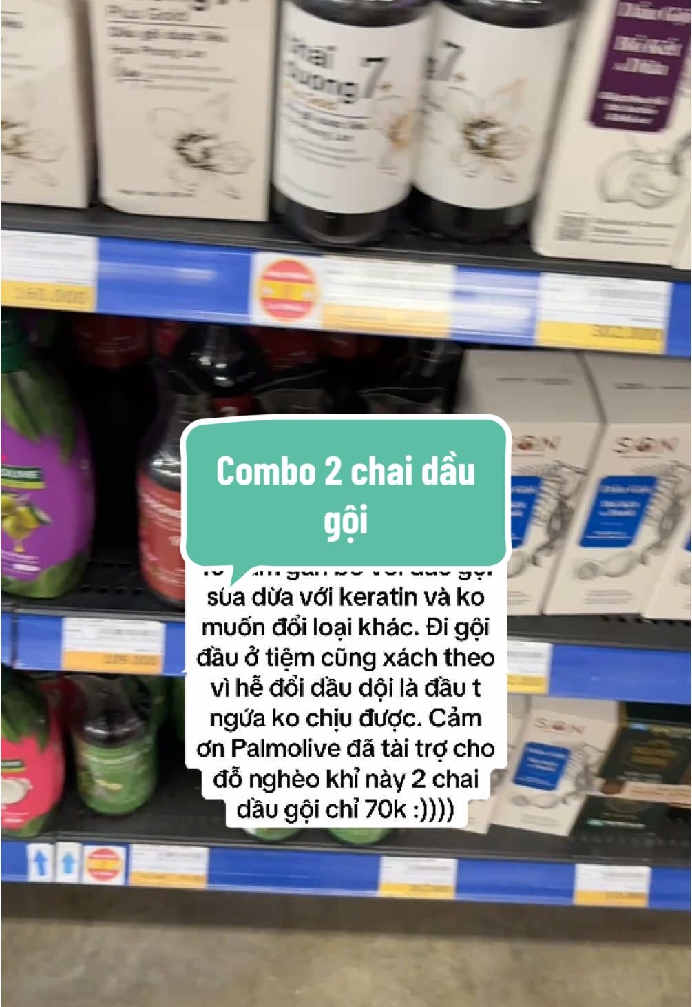 Có căn lắm mới săn được #daugoi #daugoidau #palmolive #linhsieuthi 