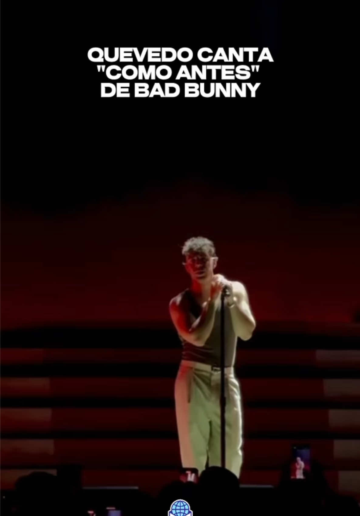 Quevedo interpretó el clasico de Bad Bunny 