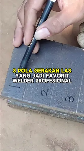 3 Pola Gerakan Las Favorit Welder Profesional Pola Bulan Sabit Pas untuk sambungan tipis. Lelehan dan penetrasi lebih terkontrol. Pola Melingkar Paling umum dipakai. Cocok di semua posisi, hasilnya rapi dan merata. Pola Angka 8 Favorit welder pro. Celah tertutup maksimal, panas tersebar merata. Butuh kontrol tangan yang stabil. #welderindonesia🇮🇩 #tukanglasindonesia🇮🇩 #juraganlas #pengelasan #welding #stickwelding #stickwelder #mesinlasmma #lasmma