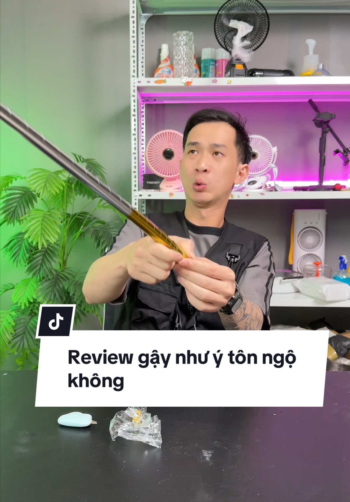 Review gậy như ý tôn ngộ không có thật sự như quảng cáo?#gayphongthan #gaygapgon #chomtrainghiem #review 