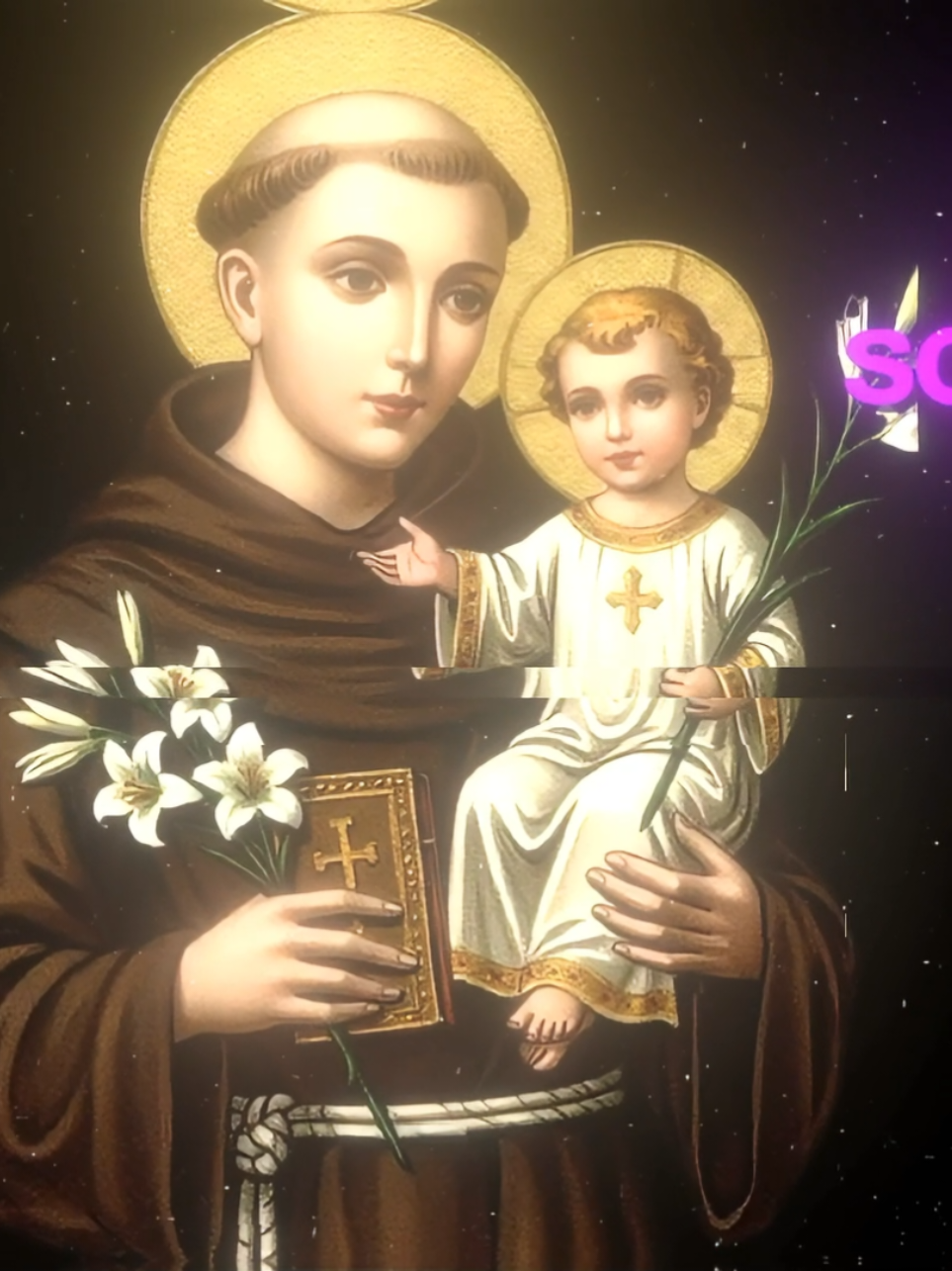 Santo Antônio #tipografia #musica #cançao #catolicos #santos #Deus #anjo 