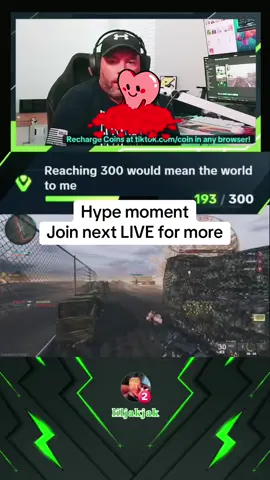 Sharing this hyped moment in my LIVE. Watch my LIVE to see more.#tiktoklive #livehighlights 