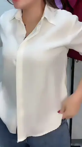 Kemeja Polos Wanita | Basic Shirt Baju Panjang Shakila Twill #kemejawanita #OOTD #busui #atasanwanita #🥰 