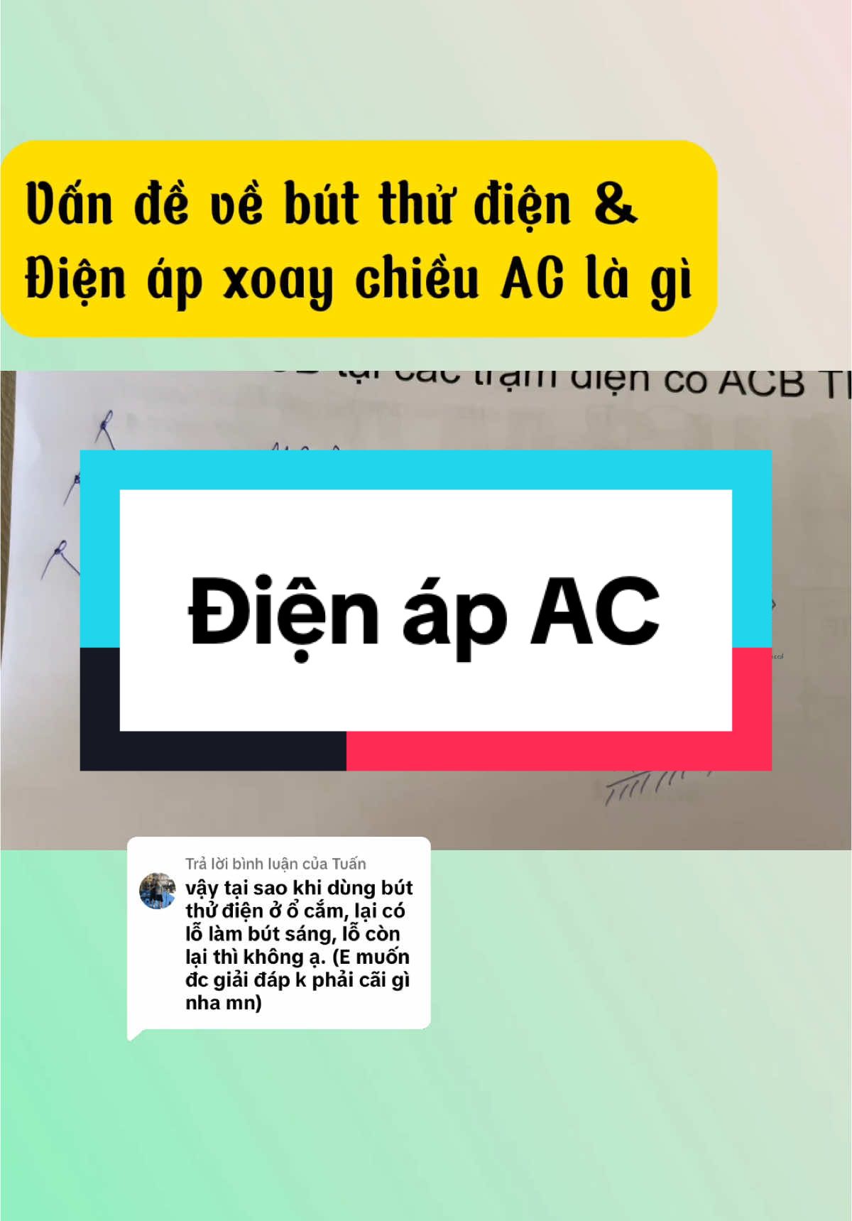 Trả lời @Tuấn Khép kín được mạch điện thì bút điện sẽ sáng #kienthucdien #dientucoban #electrical #dientu #xuhuong 