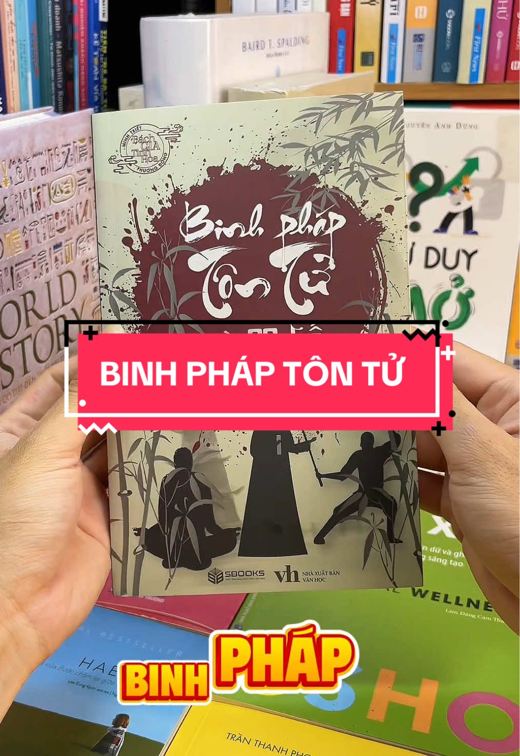 “Binh Pháp Tôn Tử & 36 Kế - Biết mình biết người, trăm trận trăm thắng” Cuốn sách “Binh Pháp Tôn Tử và 36 Kế” là kho tàng chiến lược kinh điển, giúp bạn không chỉ thắng trong chiến trận, mà còn áp dụng linh hoạt trong kinh doanh, quản trị, giao tiếp và cả đời sống thường ngày. 	•	13 thiên binh pháp của Tôn Tử – là cẩm nang vĩnh cửu về nghệ thuật lãnh đạo, tư duy chiến lược và cách điều binh khiển tướng bằng trí tuệ. 	•	36 kế mưu lược – mỗi kế là một viên ngọc sắc bén, từ “Dương đông kích tây” đến “Tẩu vi thượng sách”, giúp bạn biến thế yếu thành mạnh, xoay chuyển cục diện trong mọi tình huống. Đọc để hiểu người xưa mưu sâu kế hiểm thế nào, áp dụng để thắng người nay bằng trí tuệ mềm dẻo! #tiemsachbinhyen #BookTok #sachhay #sách #reading #binhphaptontu #binhphaptontuva36ke 