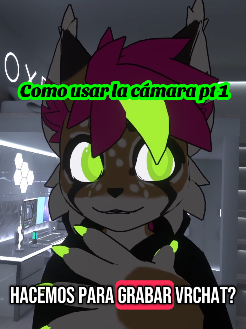 Como grabar en vrchat parte 1 #furrytiktok #furryfandom #furry #vrchat #vrchattutorial #vrchatfurry #tutorial 
