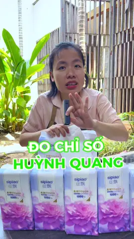 Tui test huỳnh quang giấy rút Sipiao cho mấy bà coi nè 