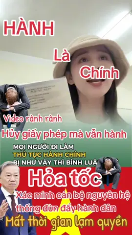 Hủy bỏ giấy phép Cũng hành dân #😭😭😭 