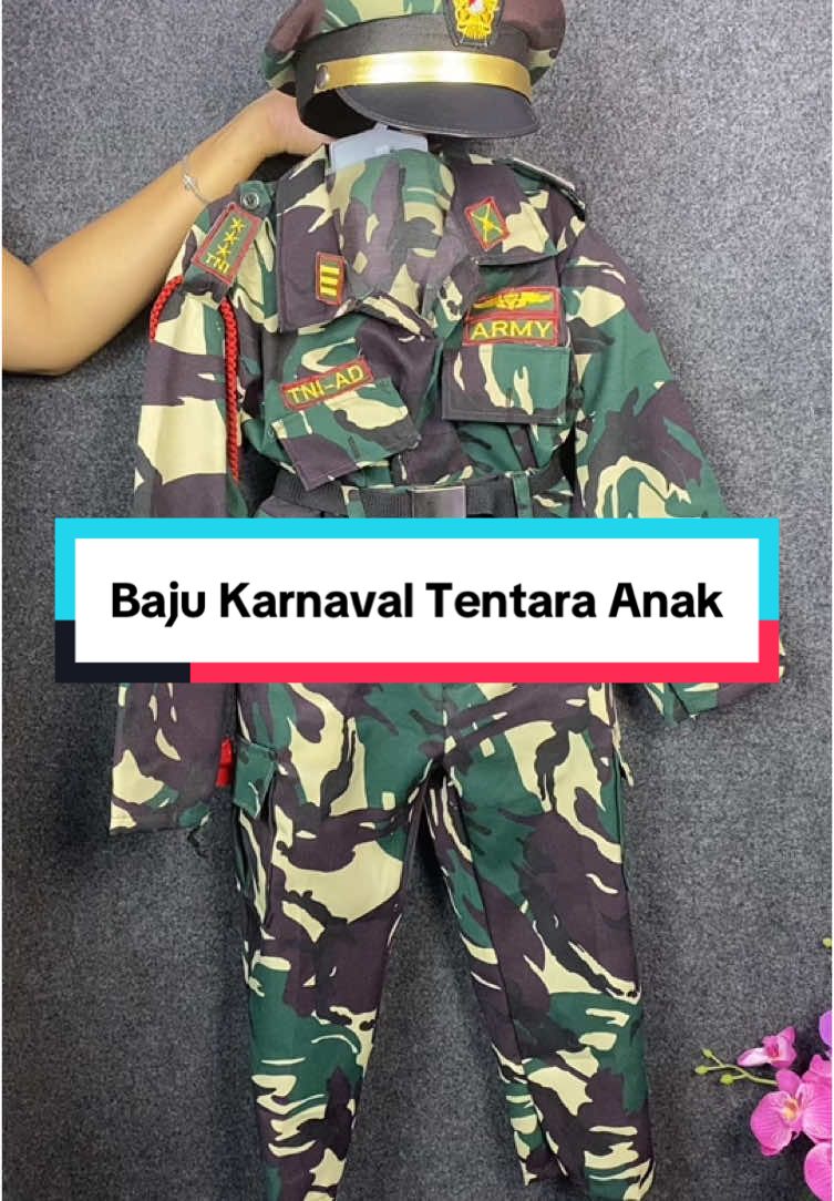 Baju Karnaval Tentara Anak #bajukarnaval #bajukarnavalanak #bajutentaraanak #bajutentaraanak #seragamtentaraanak #seragamprofesi #seragamprofesianak #bajuanak #bajuanakmurah 