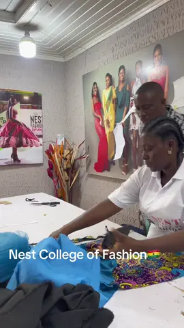 First garment.  #ghanatiktok🇬🇭 #fashionschool #fyp #beginnersclass #garment #fashionhub 