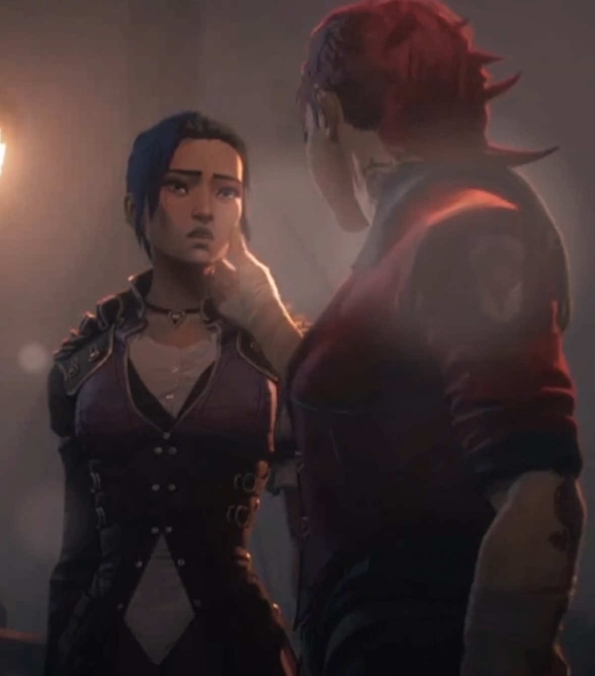 caitvi told only through them looking at each other and yearning for 45 seconds straight  scp jelloscenes #caitvi #caitviedit #arcaneedit #viedit #caitlynedit #viarcaneedit #viarcane #wlw #caitlynkiramman #caitlynkirammanedit #arcane #arcaneleagueoflegends #arcaneleagueoflegendsedit #fyp #fyppppp